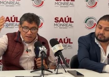 Reclama Saúl Monreal inequidad rumbo al 2027 con actos de promoción desde el gobierno estatal